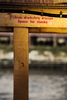 Monks Only Photo: On a boat taxi that navigates the Chao Praya river, a standing area is designated exclusively for Buddhist monks.  In majority Buddhist Thailand, monks are held in high esteem and afforded such benefits including their own seating area on buses. 