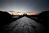 photo: Temple Walkway - Angkor Wat at dawn and despite it being 6am, there are hundreds of people waiting for the temple gates to open.  To beat the crowds, I rush to the interior of the temple, set up my tripod and quickly snap off a few photos before the masses descend into my frame.