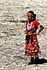 Native American Photo: A native american girl at the annual "Powwow" held on the campus of Stanford University.