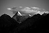 Peaks Photo: Unknown mountain visible from Rangwu located in an area off-limits (as declared by the Chinese government) to foreigners.  I traveled illegally between Yunan, China to Lhasa, Tibet so I tried to maintain a low profile.  As a result, I was unable to ask around for the name of the mountain.  If anyone out there knows this mountain's name, send me an email so I can update this post.