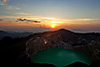 Green Water Photo: The green lake of Kelimutu's three colored volcanic lakes.