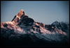 Fish Tail (Machapuchre Part III) Photo: The breathtaking peak of Machapuchre (translation: fish tail) mountain.  The peak is visible from nearly anywhere in the area.