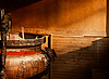 Prayer Cauldron Photo: Late evening light beautifully illuminates a dark corner of the Tua Peh Kong Chinese Temple in Borneo.