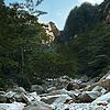 Concealed Crest Photo: Hot off the press!  As my achy legs heal from the soreness acquired on a two day trek to the peak of Seoraksan (소락산), I pounded out this multiple image composite of a pair of pictures taken on day one of the journey.