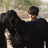 Herders Photo: Tiny shoe-less goat herders tend to their flock.