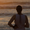 Dipping Disk Photo: A German friend watches another perfect sunset in Bali.