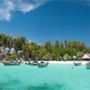 Water World Photo: Looking south to north onto Ko Lipe's Pattaya Beach in full 360º panorama. (Please be patient.  The panorama is approximately 6MB worth of download.)