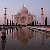 Evening Exodus Photo: Long exposure of the Taj Mahal at closing time.  (From the archives due to time restraints.)