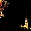 Church Lights Photo: Bastille Day celebration near the Basilica of the Visitation.