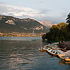 Alpine Lake Photo: Annecy's beautiful lake lined by the alps.