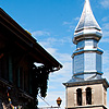 Seaside Settlement Photo: St. Pancras church in a small medieval village on Lake Geneva.