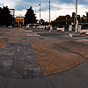 'Round The World Photo: Panorama of UN Plaza in at the European headquarters of the United Nations.