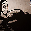 Return Rider Photo: A Muslim man rides his bicycle through the Bazaar of the Tentmakers.