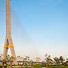 Rama II Bridge Park Photo: The King Rama II bridge and at its base, a local neighborhood park.