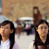 Seoul Students Photo: Korean students walk on the King Sejong promenade in downtown Seoul (ARCHIVED PHOTO on the weekends - originally photographed 2009/10/09).