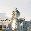 Ananta Samakhom Throne Hall Photo: A beautiful sky at the Ananta Samakhom Throne Hall in the Dusit Palace complex in Bangkok.