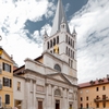 Central Church Photo: The Church of Notre Dame de Liesse in the middle of the historic old town of Annecy.