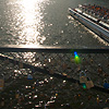 Bridge & Locks Photo: "Love locks" attached to the Pont Des Arts overlooking the Seine river.