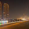 Sky Streaks Photo: Festival lanterns of Loi Krathong streak through the sky above the Chao Phraya river in Bangkok (ARCHIVED PHOTO on the weekends - originally photographed 2010/11/21).